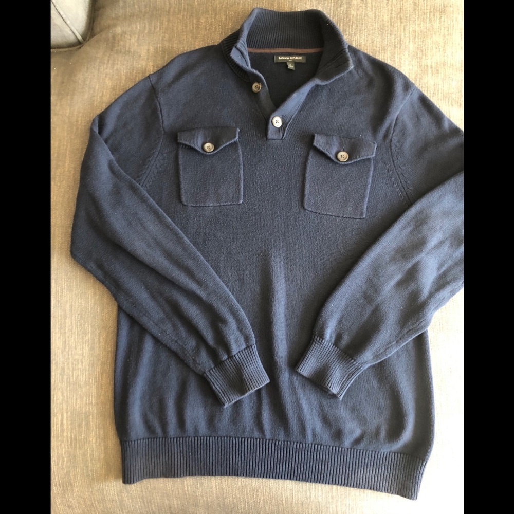 Banana Republic Double Chest Pocket Sweater
